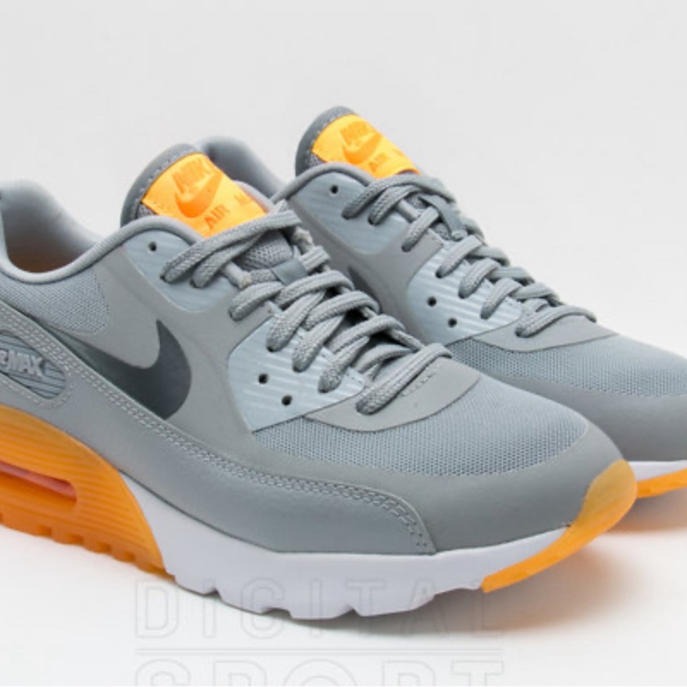 Women's Nike Air Max 90 Ultra Essential Grey Orange